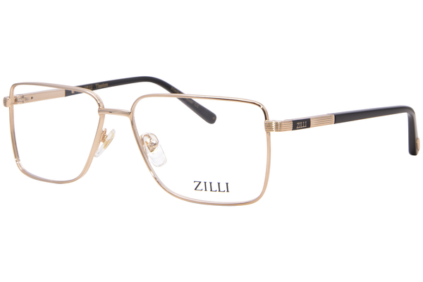 Zilli ZI60092 Eyeglasses Men's Full Rim Rectangle Shape