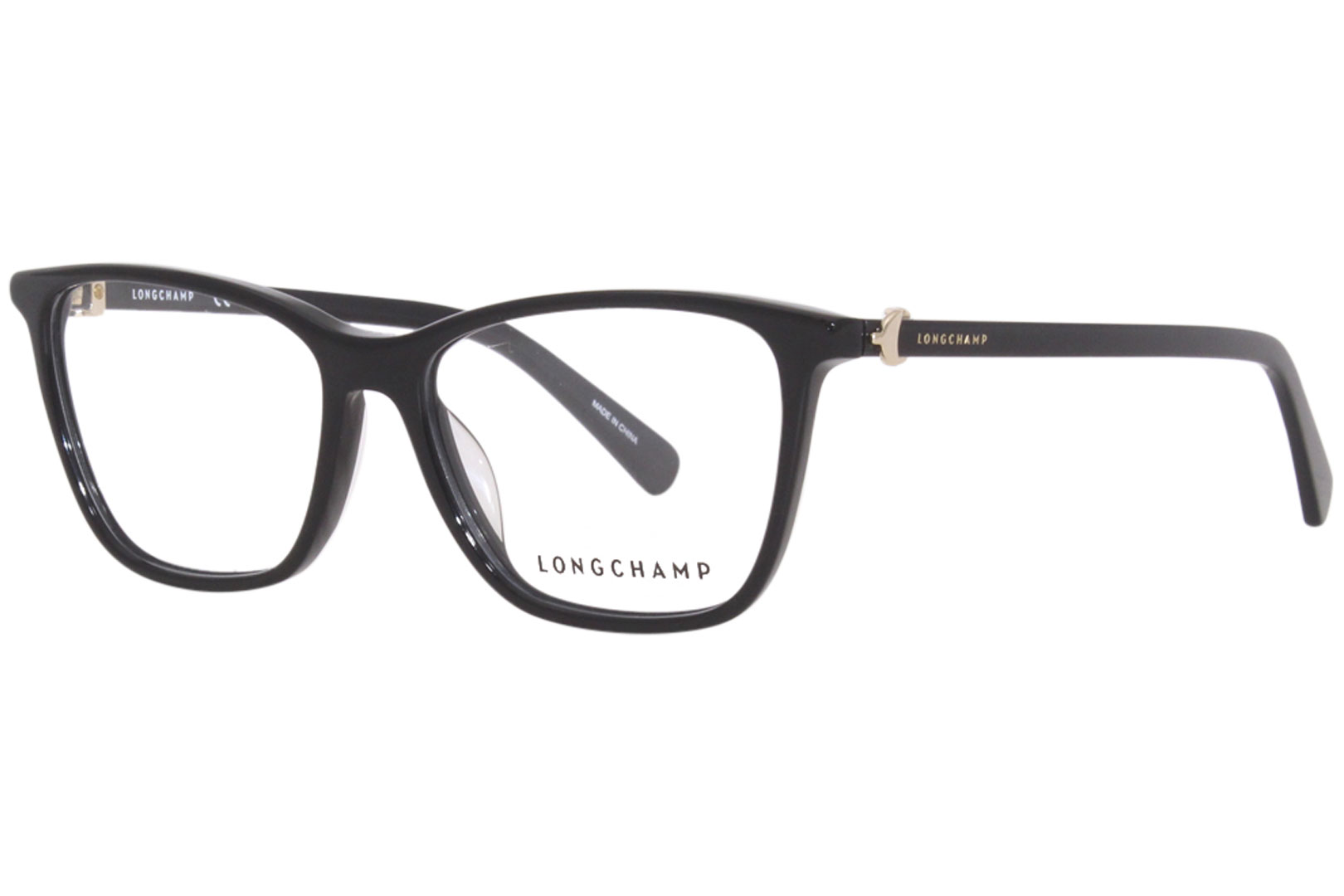 Longchamp LO2685 001 Eyeglasses Women's Black Full Rim Rectangle Shape ...