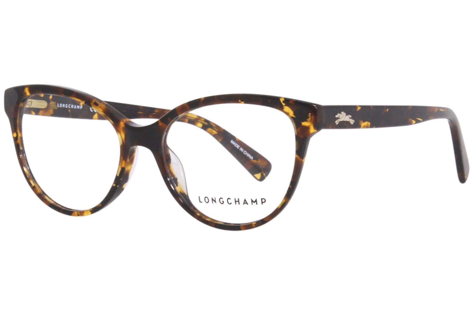 Longchamp LO2688 242 Eyeglasses Women's Dark Havana Full Rim Cat Eye  52-16-140
