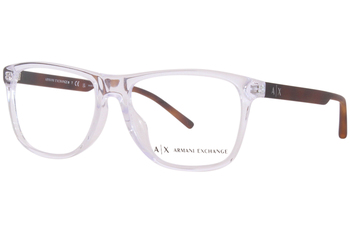 Armani Exchange Eyeglasses Frame Men s AX3048F 8235 Shiny Crystal