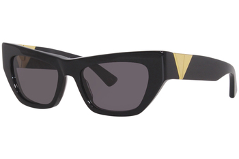 Bottega Veneta Women's Cat Eye Sunglasses - Black | Grey / O/S
