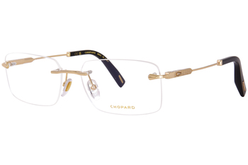 Chopard VCHG57 Eyeglasses Men's Rimless Rectangle Shape