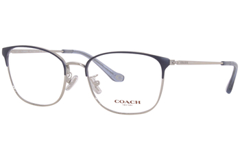 Coach HC5135 9276 Eyeglasses Women's Satin Dark Brown Full Rim Rectangle  53mm