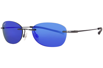 Maui Jim Aki-Aki MJ333-02D Sunglasses Gunmetal/Polarized Blue Hawaii Mirror  50mm