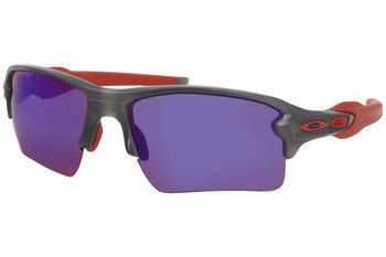 Oakley Flak 2.0 XL OO9188 04 Sunglasses Men s Grey Smoke Red Prizm Road Lenses EyeSpecs