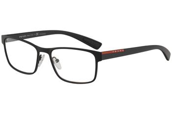 PRADA shops Linea Rossa VPS54F QFP-1O1 Matte Black Designer Eyeglasses Frame 55-17-140