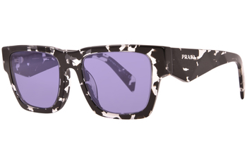 Prada square store mirrored acetate sunglasses