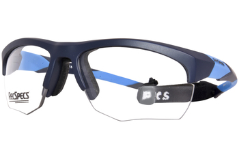Rec Specs by Liberty Sport Impact 215 Eyeglasses Black Semi Rim 70mm  w/Strap