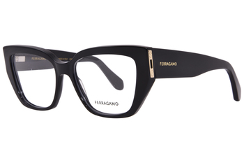 New SALVATORE FERRAGAMO top Tortoise 54mm 54-16-140 Women's Eyeglasses RR