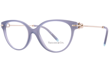 Tiffany & Co. TF2217F 8270 Eyeglasses Women's Crystal Grey/Silver Full Rim  53mm