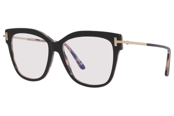 Tom Ford Eyeglasses TF5529-B TF/5529/B 001 Black Full Rim Optical Frame  48mm 