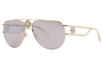 NEWEST hotsell RELEASE VERSACE VE2236 12526G PALE GOLD/GREY SUNGLASSES