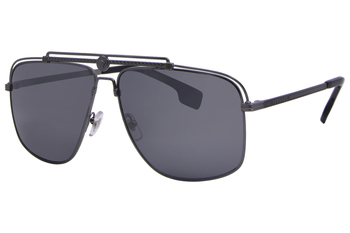 Versace Aviator Sunglasses VE 2242 100-16G hot Gunmetal Light Gray Mirror Lens