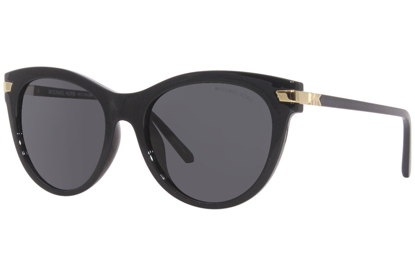 Michael Kors Sunglasses Women's Bar Harbor MK2112U 333287 Black/Grey Lenses  54mm 
