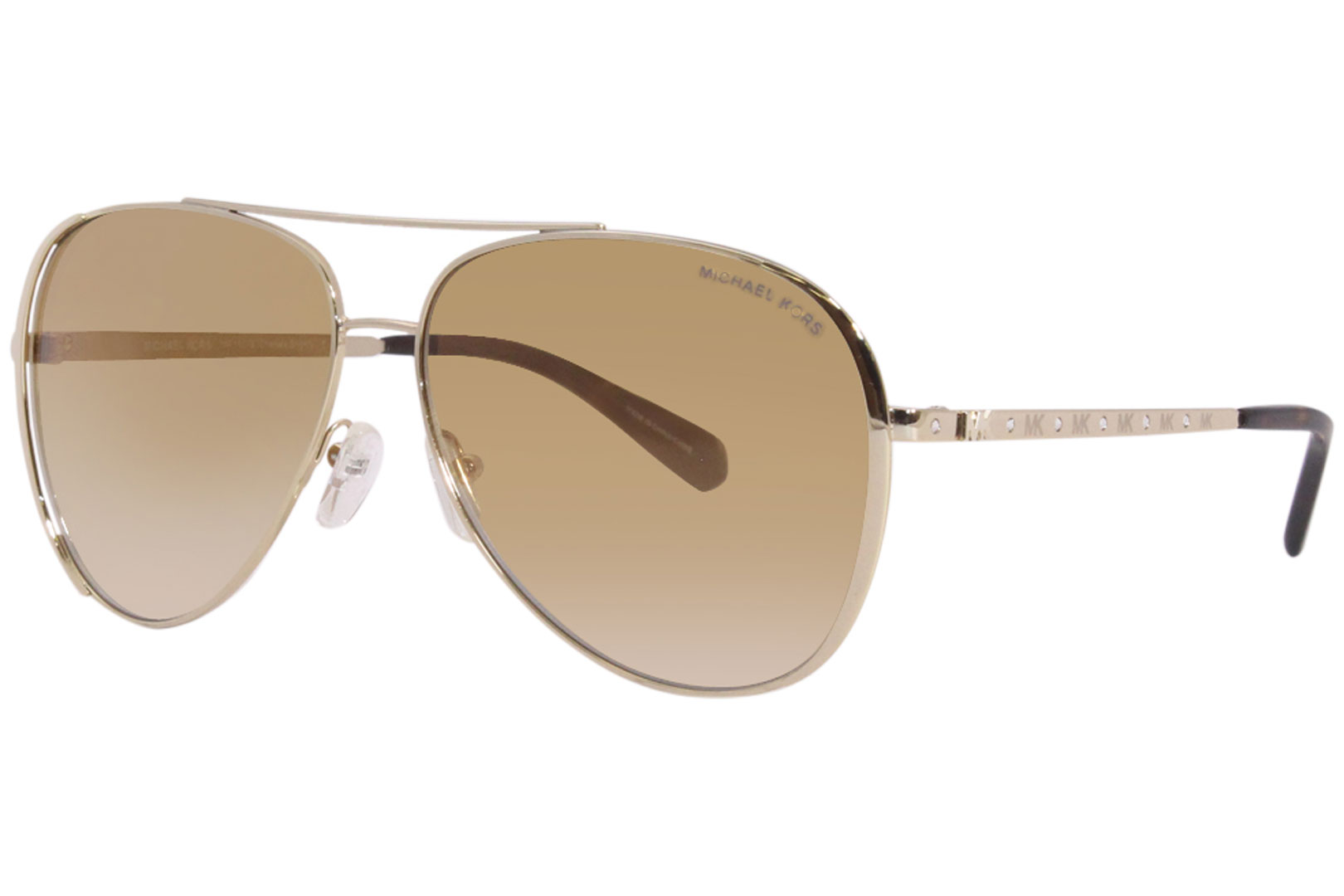 Michael Kors Sunglasses Women's Chelsea-Bright MK1101B 1014GO Light Gold  60mm 