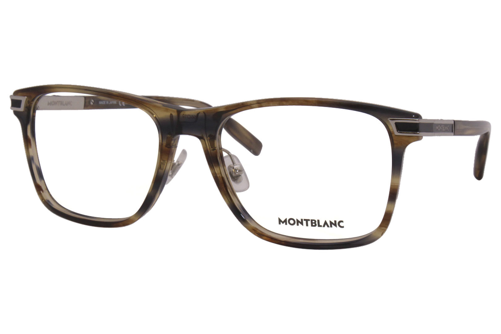 Mont Blanc Eyeglasses Mb0042o 004 Havanasilver 56 19 145mm 7234