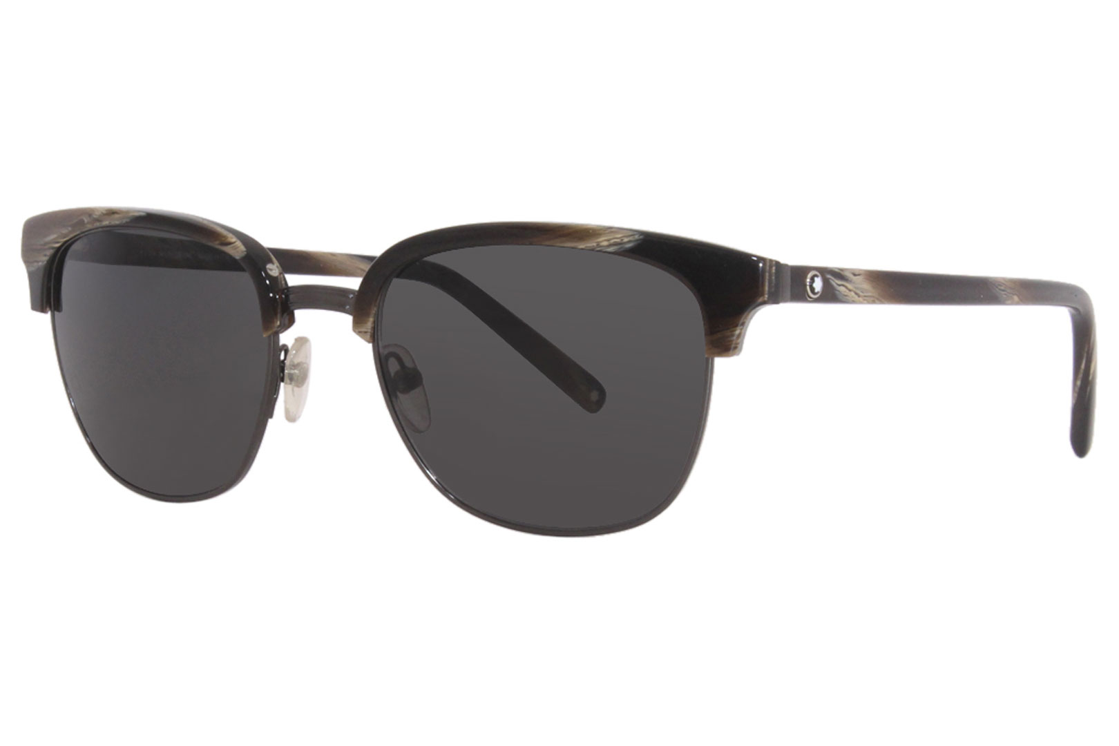 Mont Blanc Men's MB515S MB515/S Square Sunglasses | EyeSpecs.com