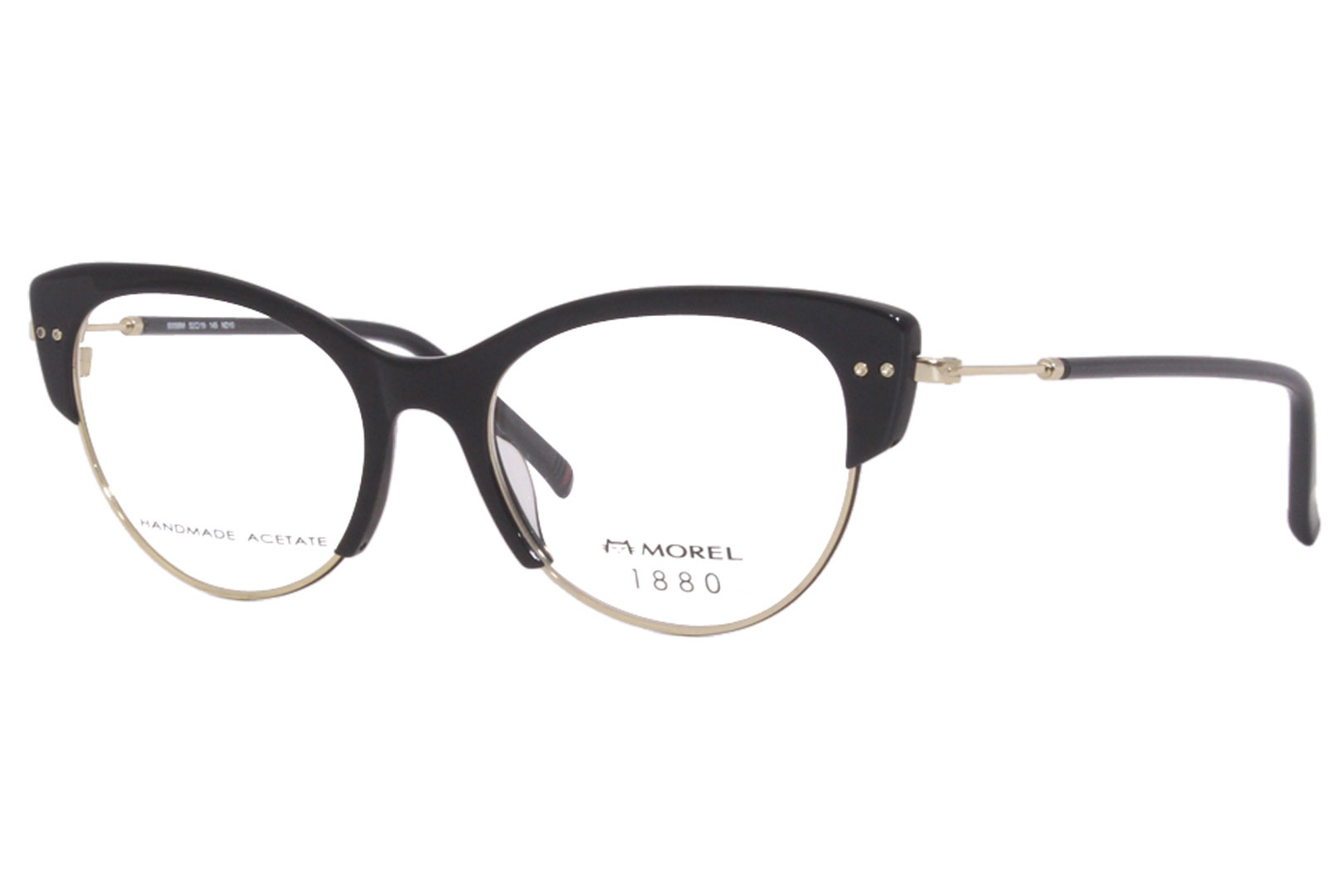 Morel Eyeglasses Frame Women's 1880 60098M ND10 Black 52-19-145 ...