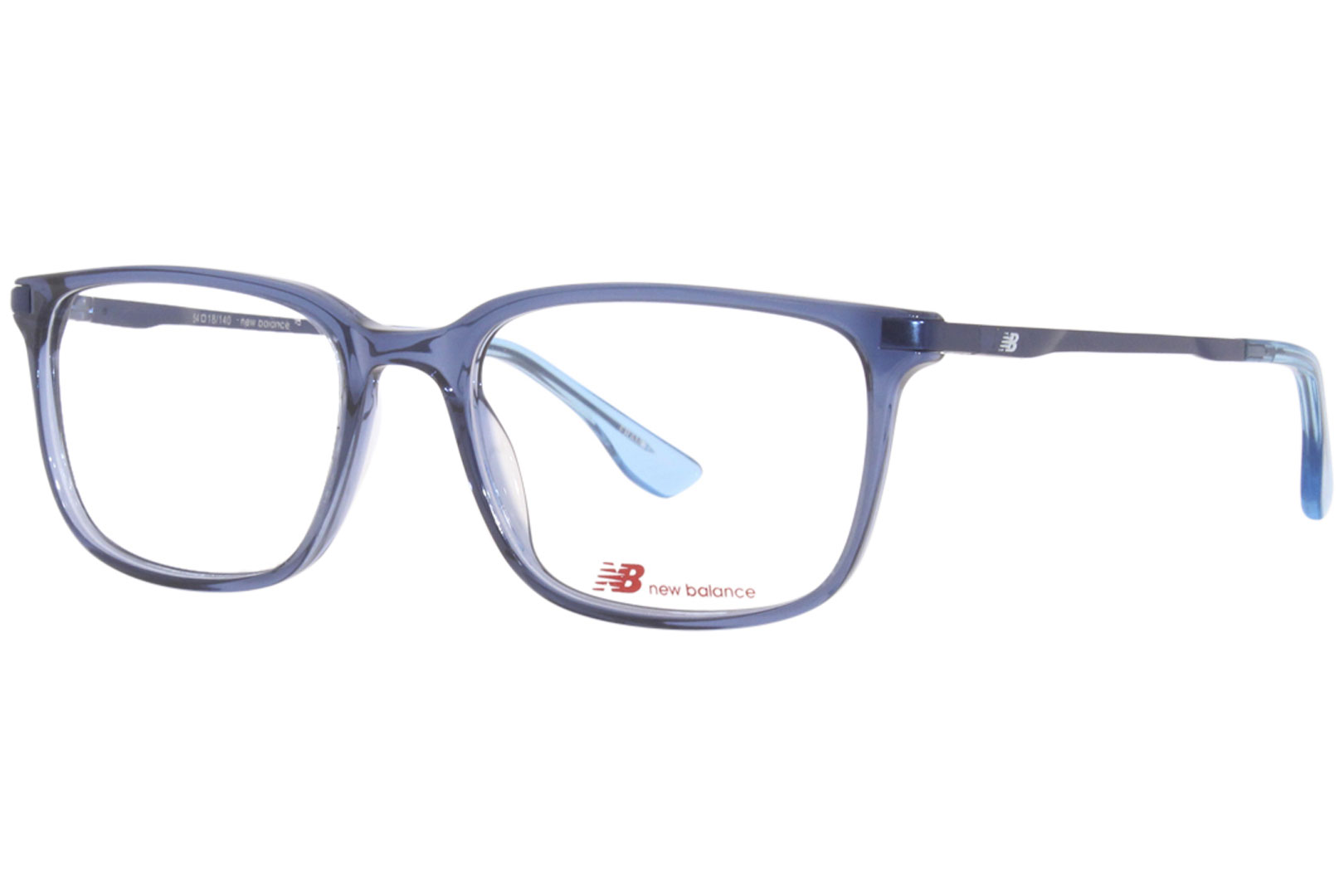 New Balance Nb533 3 Eyeglasses Men S Navy Crystal Full Rim 54 18 140