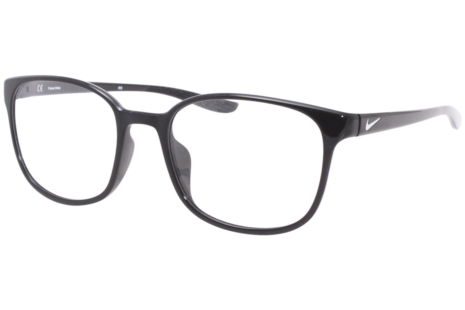 Nike 7026 001 Eyeglasses Mens Black Full Rim Square Optical Frame 52mm 8329