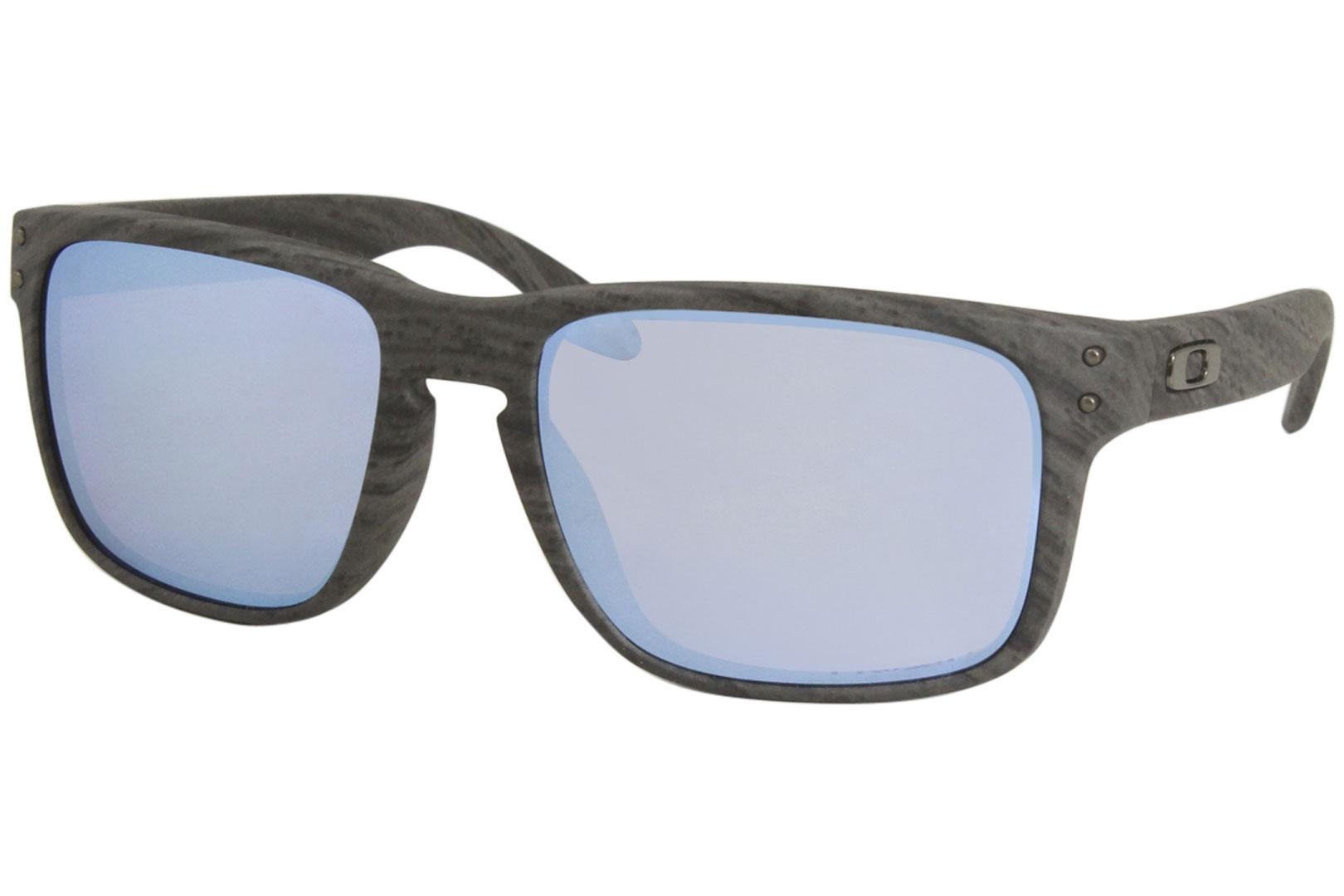 Oakley Holbrook OO9102 J955 Sunglasses Men's Woodgrain/Polarized Prizm H2O  Lens 