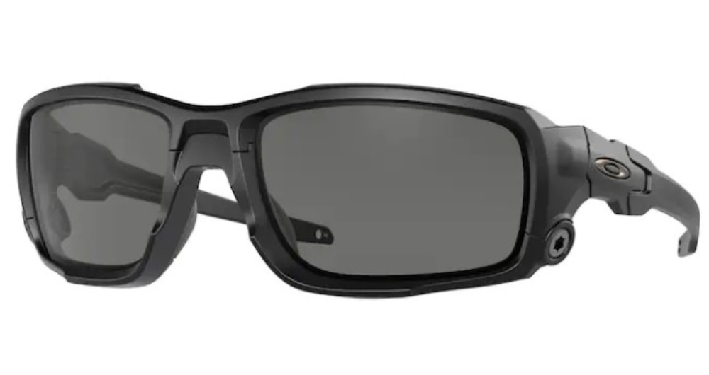 Oakley Si Ballistic Shocktube Sunglasses - Matte Black / Grey