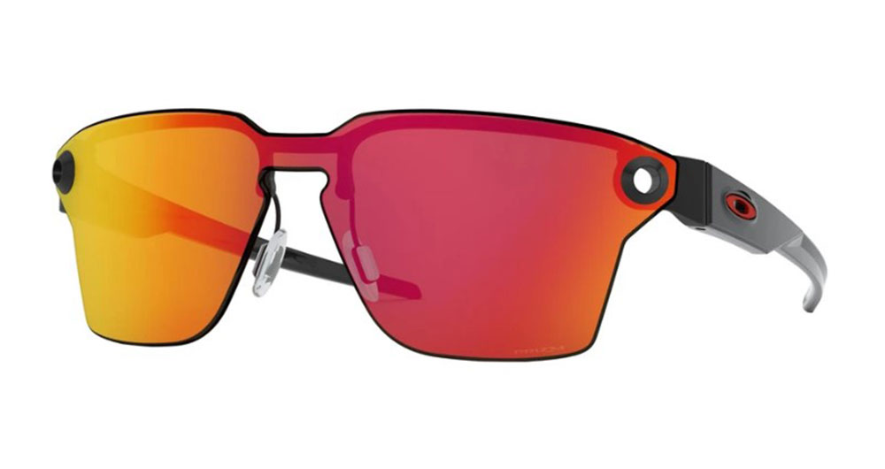 Oakley Sunglasses Men's Lugplate OO4139-01 Satin Black/Prizm Grey  39-139-128mm 