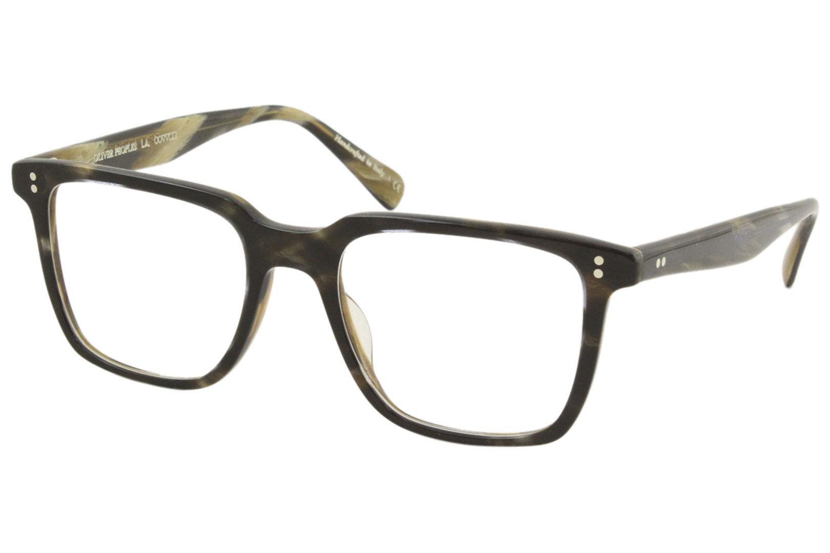 Oliver Peoples Eyeglasses Lachman OV5419U 5419 1683 Navy Bark/Horn Optical  Frame 