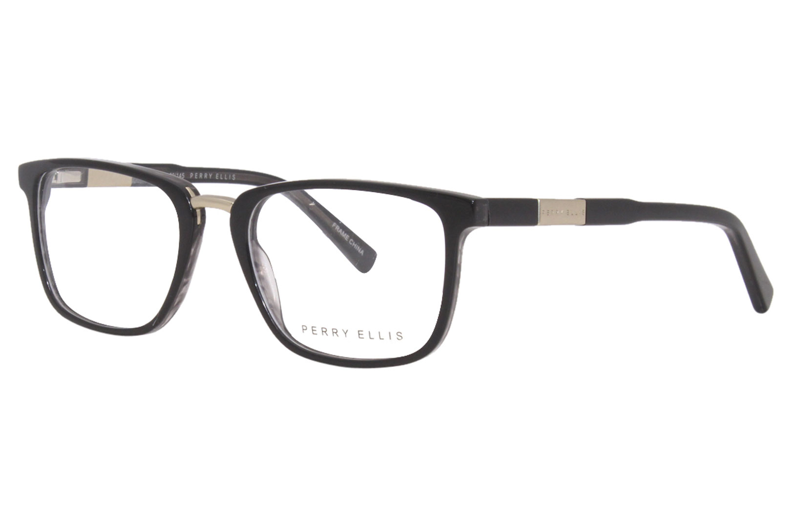 Perry Ellis PE454 Eyeglasses Men's Full Rim Rectangular Optical Frame ...