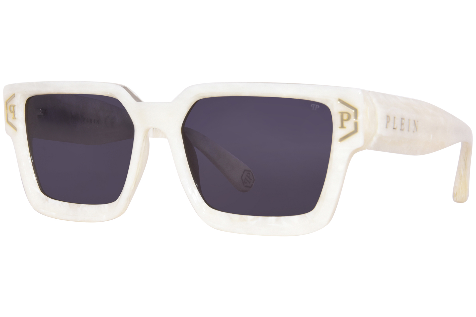 Philipp Plein Brave-Shade SPP005M Sunglasses Men's Rectangle Shape