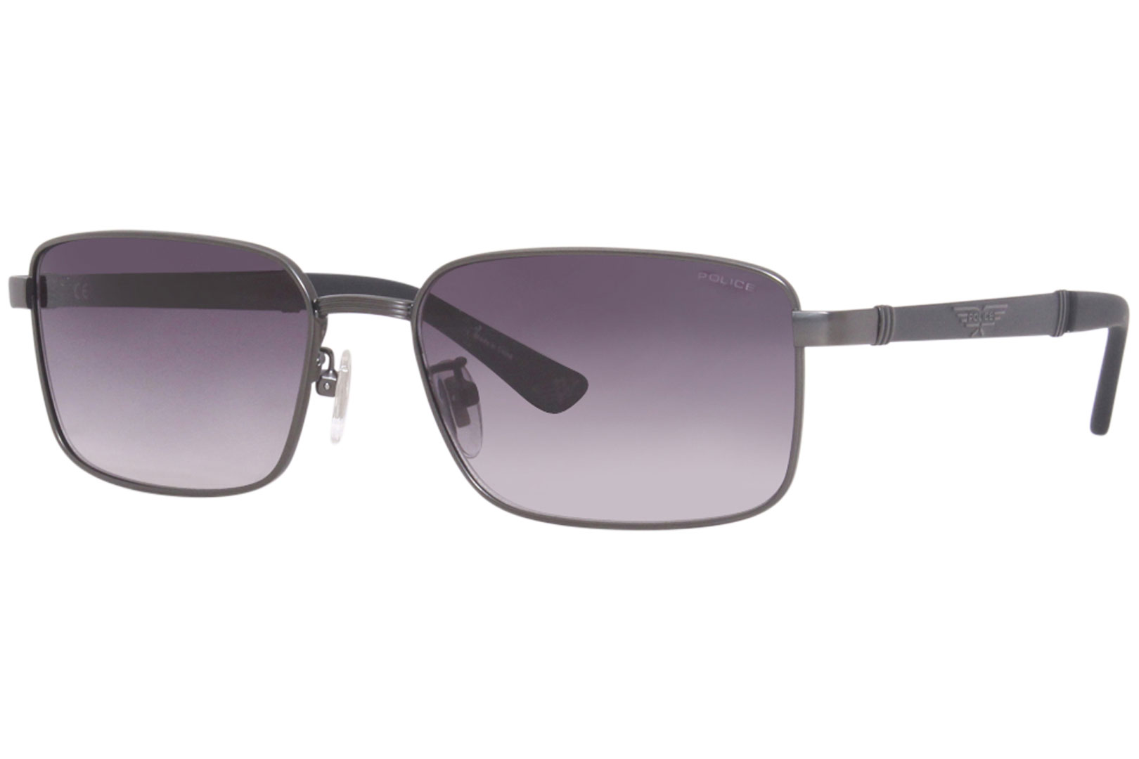 Police Sunglasses Men's Origins-28 SPLA54 E70B Silver/Blue Mirror 58-17-145