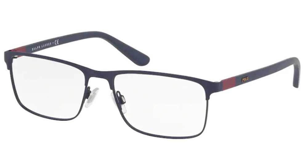 Polo Ralph Lauren Eyeglasses Frame Men's PH1190 9303 Matte Navy Blue 54 ...