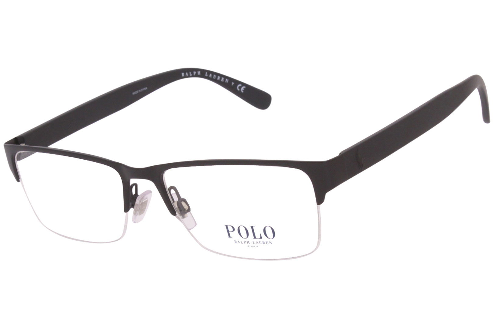 Polo Ralph Lauren Men's Eyeglasses PH1164 PH/1164 Half Rim Optical Frame |  