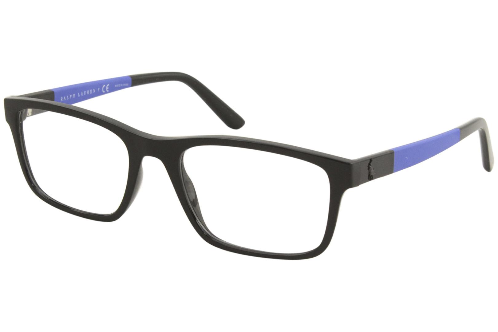 Polo Ralph Lauren Men's Eyeglasses PH2212 PH/2212 5001 Black Optical Frame  55mm 