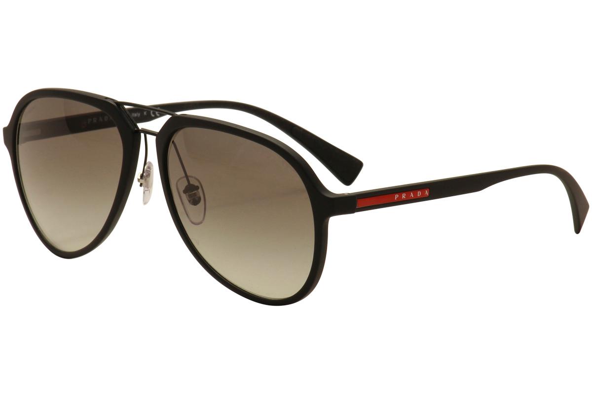 Prada Linea Rossa Men's SPS05R SP/S05R Fashion Pilot Sunglasses |  