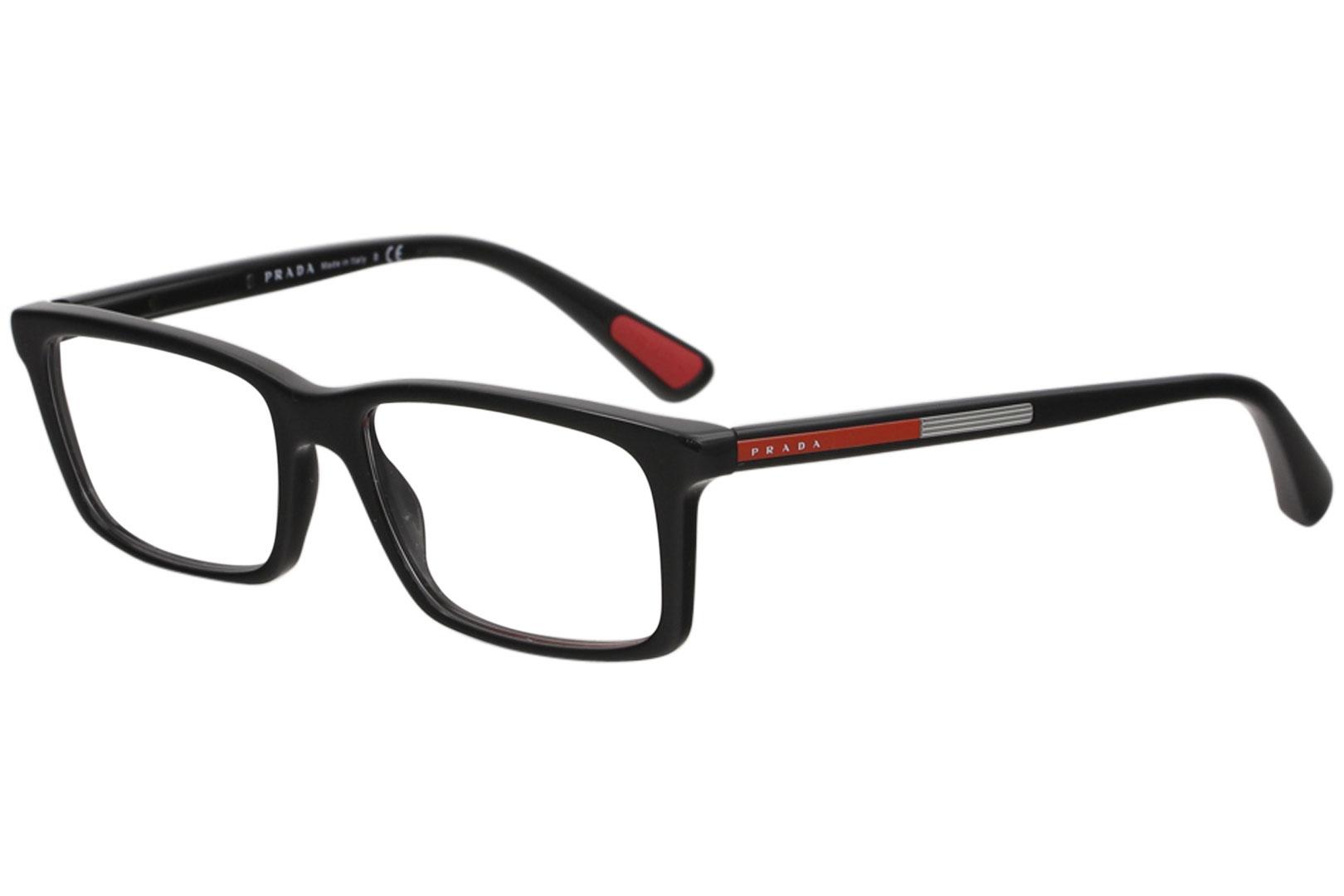 Prada Men's Linea Rossa Eyeglasses VPS02C VPS/02/C Full Rim Optical Frame