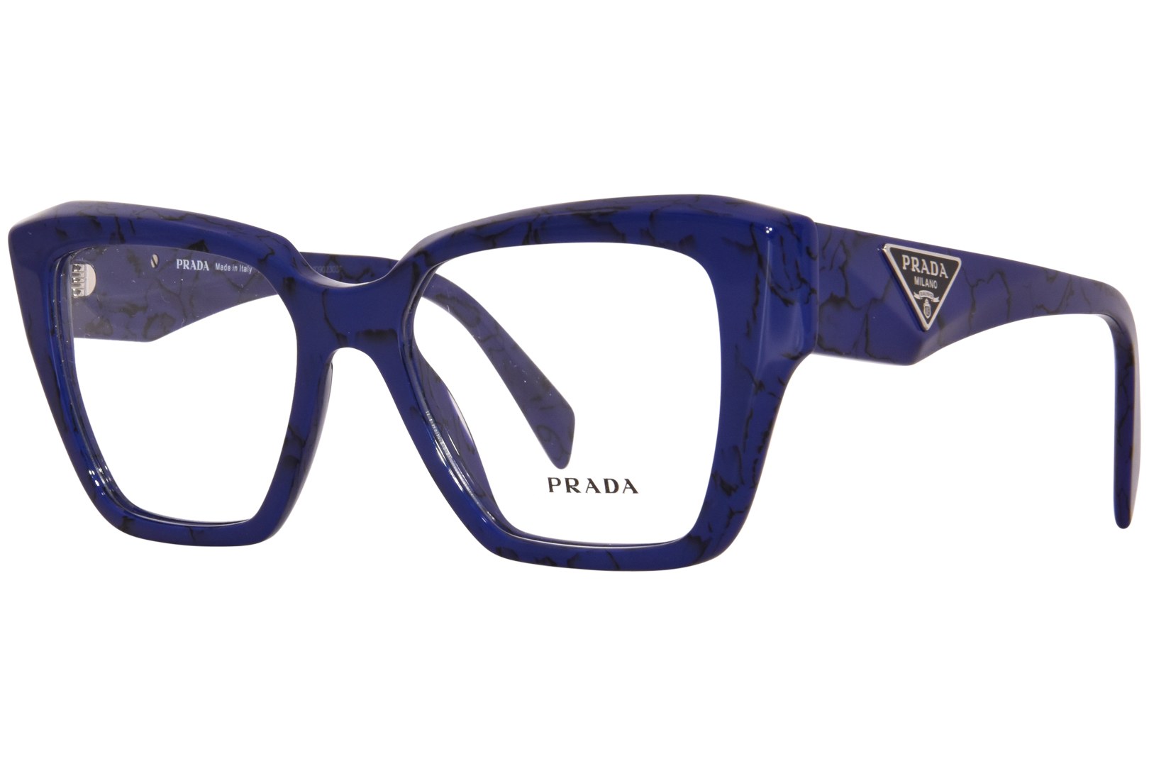 Prada PR 09ZV 18D1O1 Eyeglasses Women's Marmo Baltico Full Rim 51-17-140