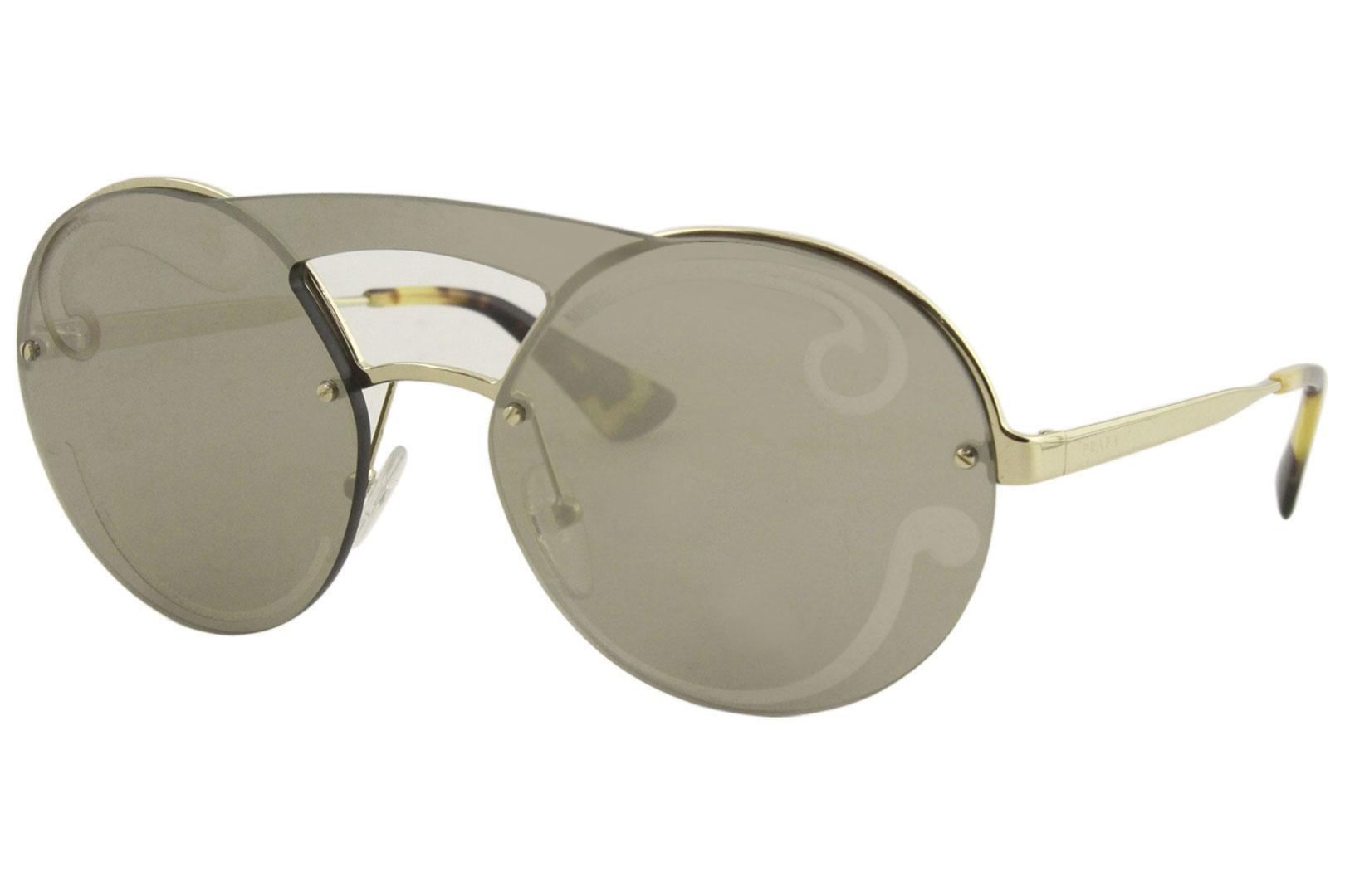Prada Women's Catwalk SPR65T SPR/65/T Fashion Round Sunglasses |  