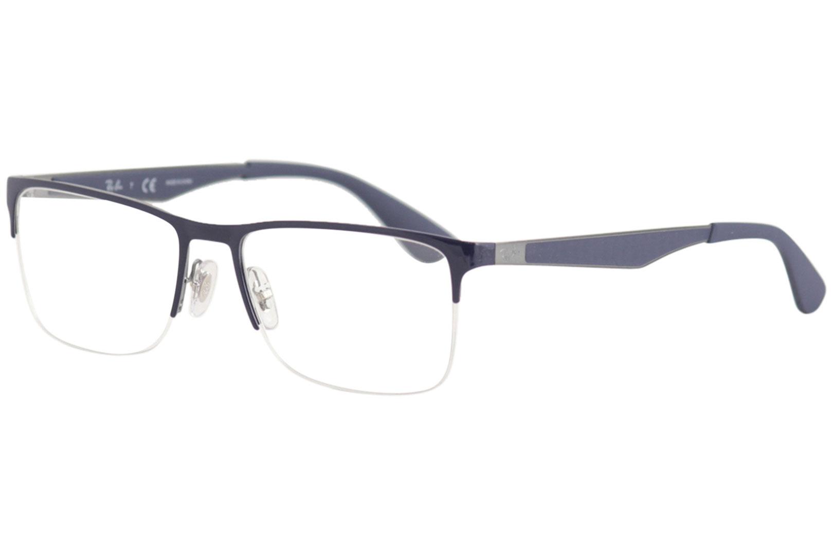 Ray Ban Men's Eyeglasses RB6335 RB/6335 RayBan Half Rim Optical Frame |  