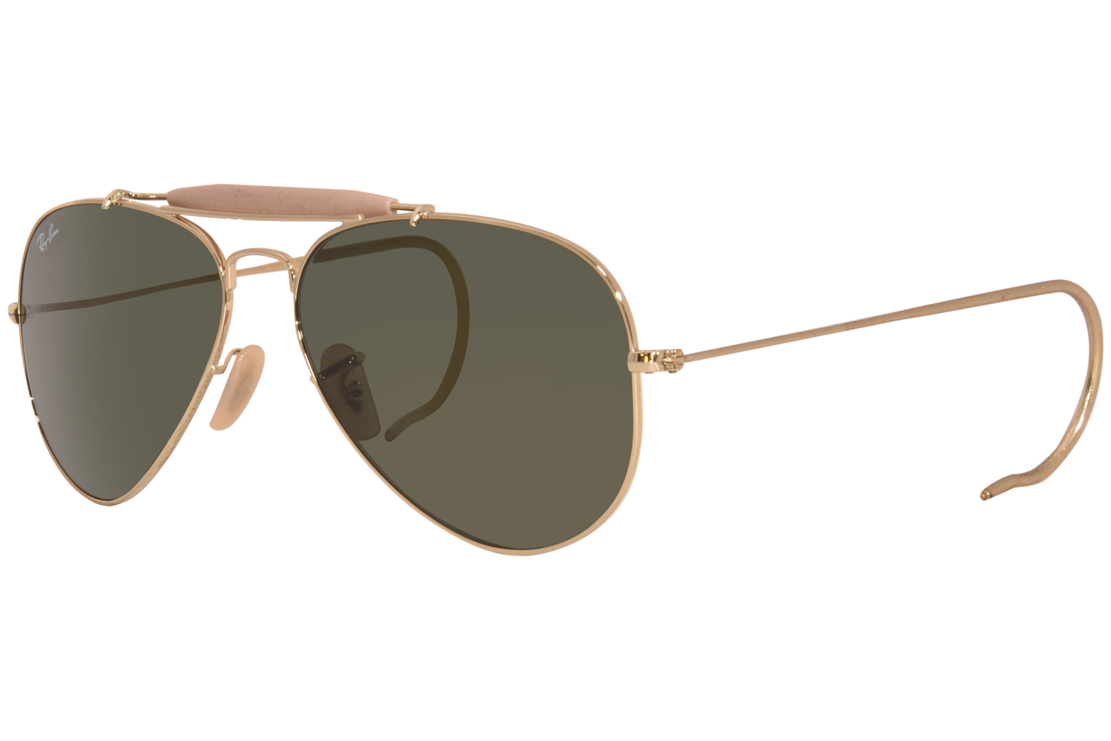 Ray Ban Outdoorsman-I RB3030 L0216 Sunglasses Arista/G-15 Green Aviator ...