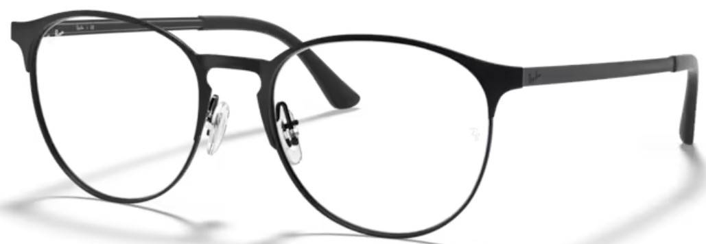 Ray Ban RX6375 2944 Eyeglasses Black Full Rim 51-18-145 | EyeSpecs.com