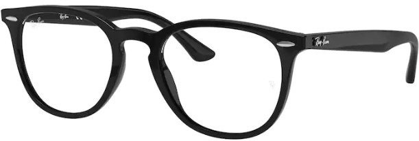 Ray Ban RX7159 2000 Eyeglasses Black Full Rim 52-20-145mm | EyeSpecs.com