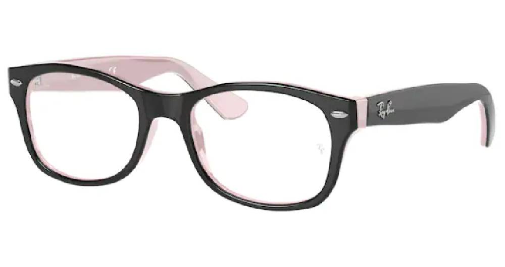 Ray Ban RY1528F 3580 Eyeglasses Youth Havana On Opal Pink Full Rim 46 ...