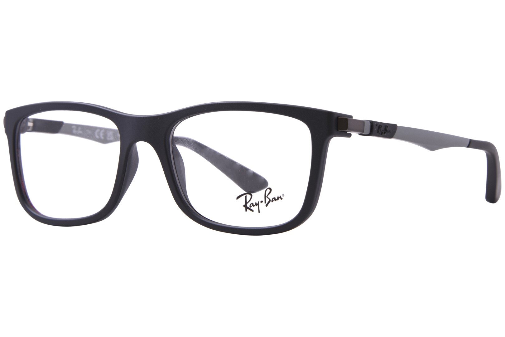 Ray Ban RY1549 3633 Eyeglasses Youth Matte Black Full Rim Square Shape ...