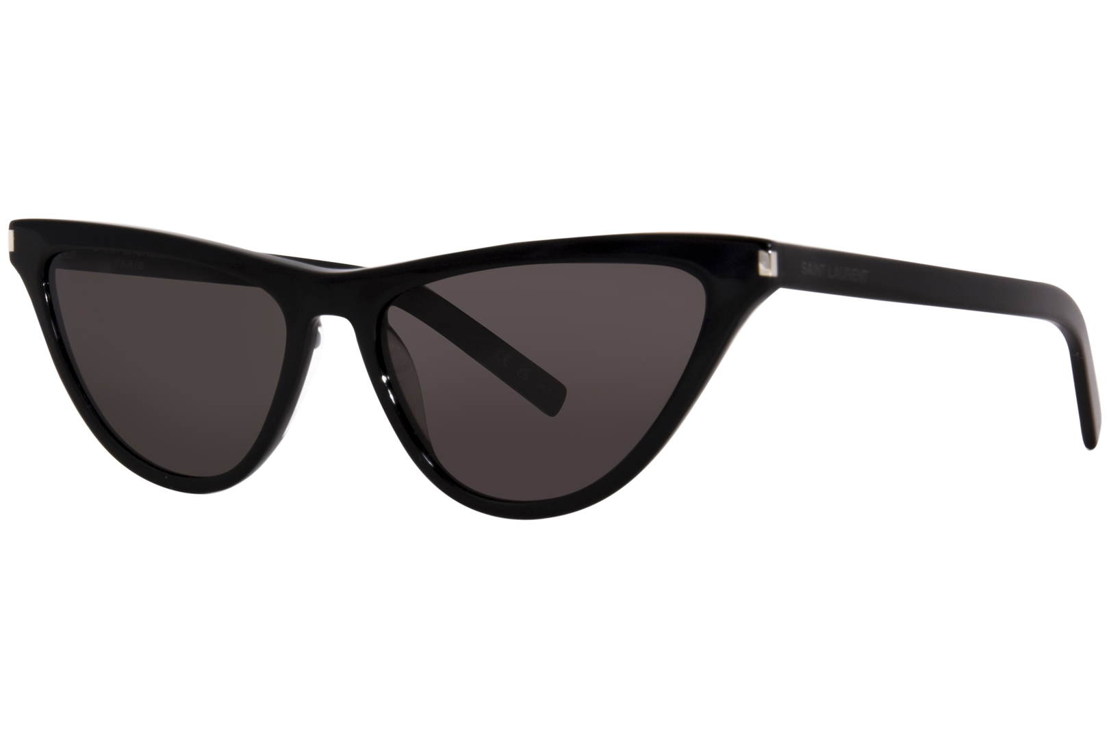 Saint Laurent KATE SL 214 001 Black Dark Grey Lens Cat Eye Women