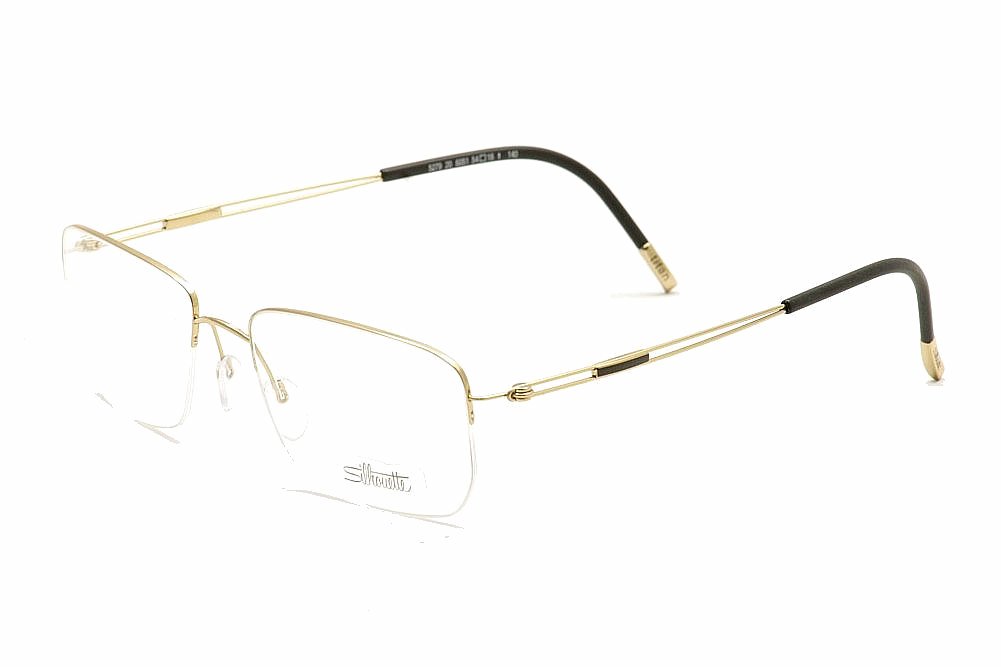 silhouette half rim eyeglasses