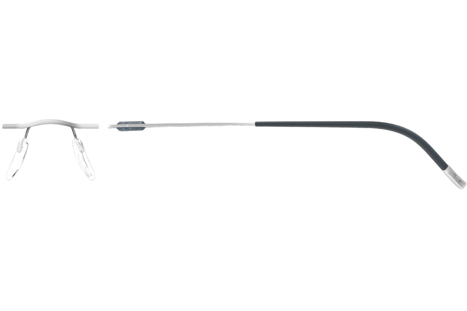 Silhouette Purist Chassis Eyeglasses 5561 Rimless Frame Calm Grey