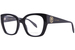 Alexander McQueen AM0379O Eyeglasses Women's Full Rim Rectangle Shape