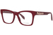 Alexander McQueen AM0388O Eyeglasses Women's Full Rim Square Shape