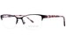 Ann Taylor AT602 Eyeglasses Women's Semi Rim Rectangle Shape